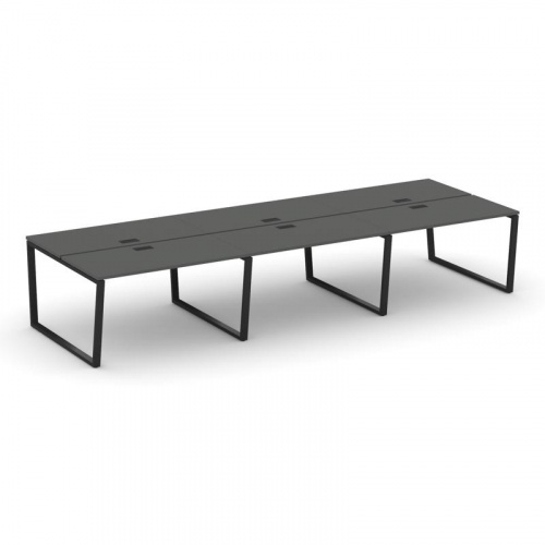 Style Project Рабочая станция 2-х сторон. SN-6T2.DRS-082 Акация Лорка/Металл Антрацит/Заглушка Пласт фото 7