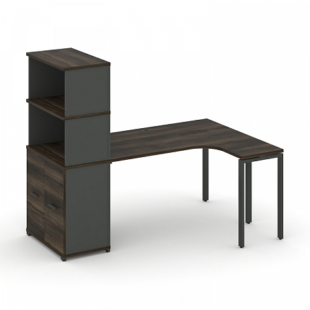 Стол эргономичный с опорным распашным шкафом Concept CN.SA-215(R)