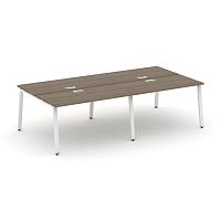 Style Project Рабочая станция 2-х сторон. SN-6A.DRS-031 Вяз Благородный/Металл Белый 1960*1232*750