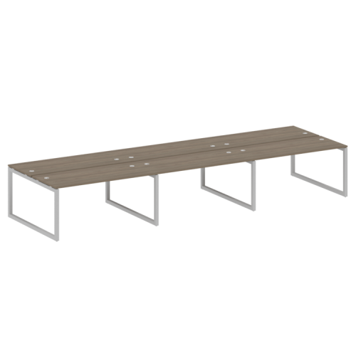 Бенч-система на 6 рабочих мест на О-обр. м/к Metal System Quattro 50БО.СМ-6.4