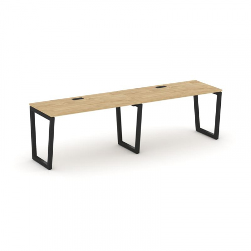 Style Project Рабочая станция 1 сторон. SN-5T2.ORS-021 Акация Лорка/Металл Антрацит/Заглушка Пластик Style Project Рабочая станция 1 сторон. SN-5T2.ORS-021 Акация Лорка/Металл Антрацит/Заглушка Пластик