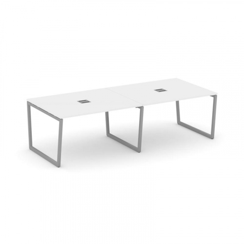 Style Project Стол переговорный SN-4T2.SPRG-044 Акация Лорка/Металл Антрацит/Заглушка Металл Антраци фото 15