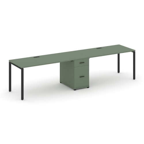 Бенч-система на 2 места с 1 опорной тумбой Concept CN.ORS-408