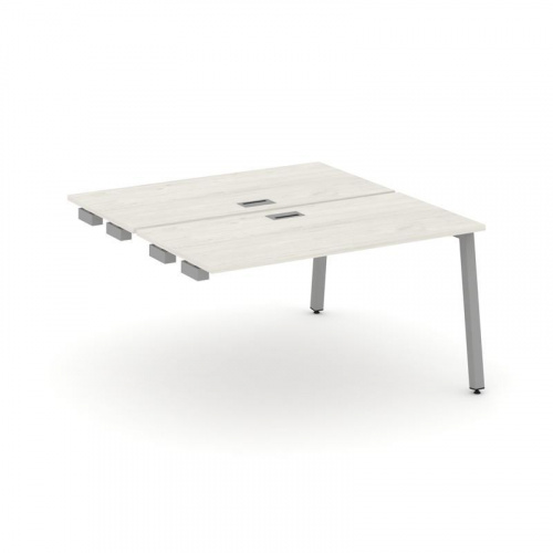 Style Project Стол-приставка к опор. элем. SN-5A.DPRS-003 Дуб Табак/Металл Белый 1380*1232*750 фото 11