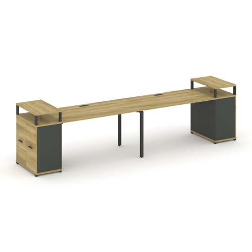 Бенч-система с опорными распашными шкафами Concept CN.ORS-221 фото 4