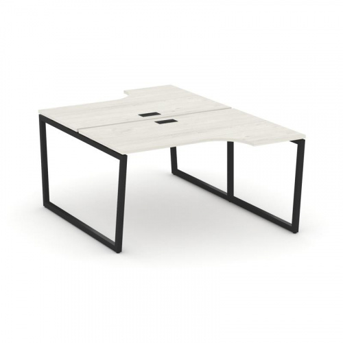 Style Project Рабочая станция эргоном. SN-4T2.DRPA-012 Акация Лорка/Металл Антрацит/Заглушка Пластик фото 7