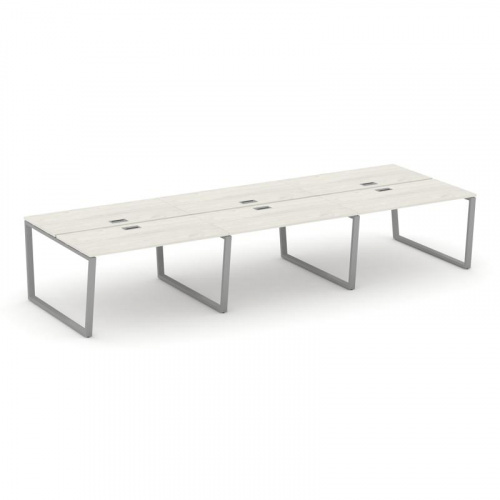 Style Project Рабочая станция 2-х сторон. SN-6T2.DRS-082 Акация Лорка/Металл Антрацит/Заглушка Пласт фото 12