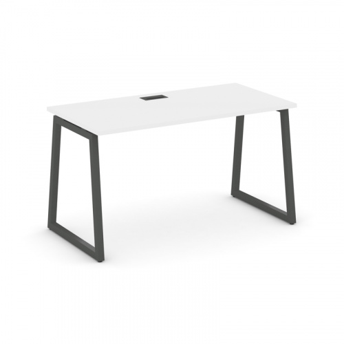 Style Project Стол письменный SN-4T1.SP-024 Акация Лорка/Металл Антрацит/Заглушка Пластик Черный 158 фото 13