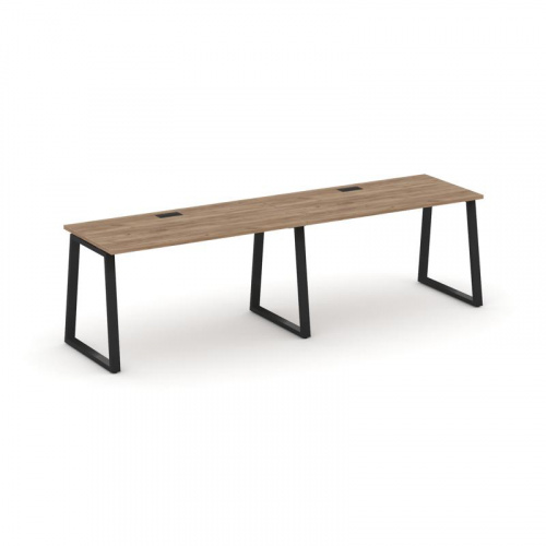 Style Project Рабочая станция 1 сторон. SN-6T1.ORS-003 Акация Лорка/Металл Антрацит/Заглушка Пластик фото 8