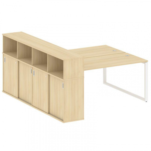 Бенч-система с шкафом-купе на О-обр. м/к Metal System БО.РС-СШК-4.4 фото 6