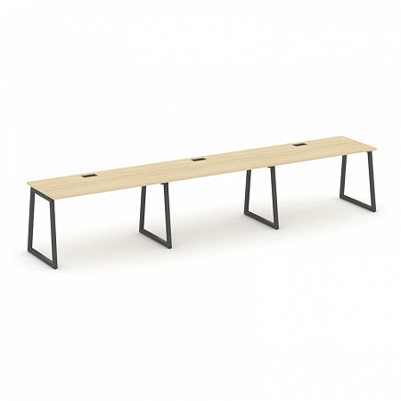 Style Project Рабочая станция 1 сторон. SN-4T1.ORS-033 Акация Лорка/Металл Антрацит/Заглушка Пластик