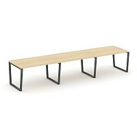 Style Project Стол переговорный SN-6T2.SPRG-022.3 Акация Лорка/Металл Антрацит 3540*980*750