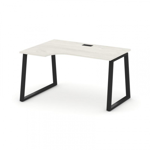 Style Project Стол рабочий эргоном. SN-6T1.SPA-011(L) Акация Лорка/Металл Антрацит/Заглушка Пластик фото 7