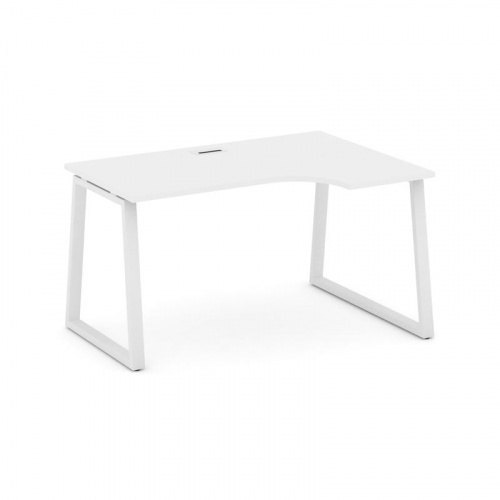 Style Project Стол рабочий эргоном. SN-6T1.SPA-011(R) Акация Лорка/Металл Антрацит/Заглушка Пластик фото 17