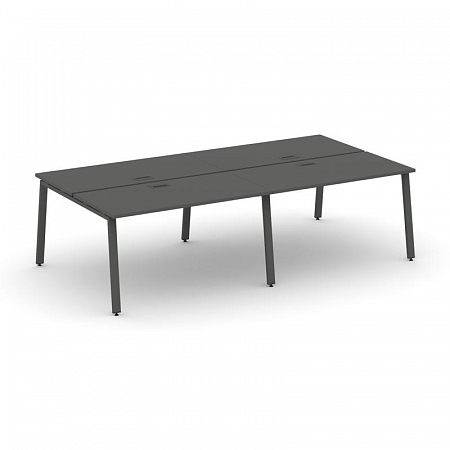 Style Project Рабочая станция 2-х сторон. SN-6A.DRS-054 Антрацит/Металл Антрацит 3160*1632*750