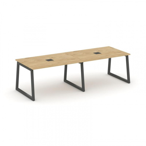 Style Project Стол переговорный SN-5T1.SPRG-013 Акация Лорка/Металл Антрацит/Заглушка Металл Антраци фото 9 Style Project Стол переговорный SN-5T1.SPRG-013 Акация Лорка/Металл Антрацит/Заглушка Металл Антраци фото 9