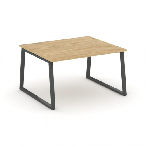 Style Project Стол переговорный SN-6T1.SPRG-032.3 Акация Лорка/Металл Антрацит 1180*1180*750 фото 7