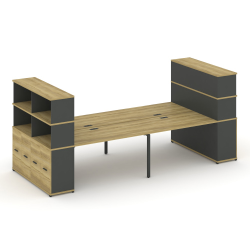 Бенч-система с опорными распашными шкафами Concept CN.DRS-274 фото 4