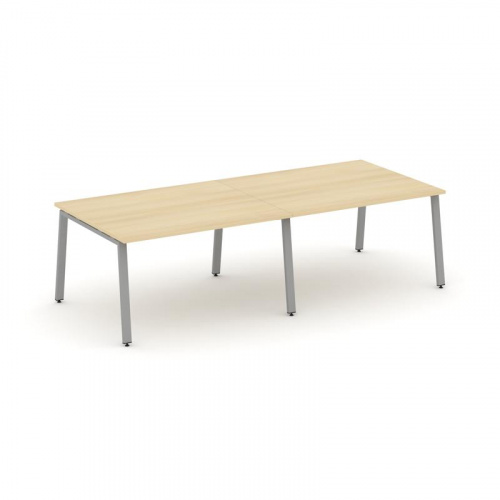 Style Project Стол переговорный SN-6A.SPRG-042.3 Дуб Наварра/Металл Белый 2360*1180*750 фото 13