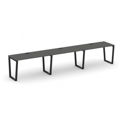 Style Project Рабочая станция 1 сторон. SN-6T2.ORS-051 Акация Лорка/Металл Антрацит/Заглушка Пластик фото 4