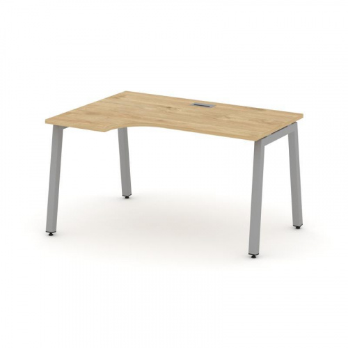 Style Project Стол рабочий эргоном. SN-5A.SPA-002(L) Дуб Табак/Металл Антрацит 1580*600/980*750 фото 9