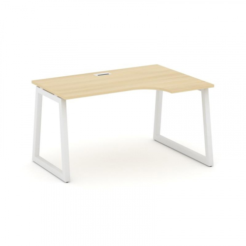 Style Project Стол рабочий эргоном. SN-5T1.SPA-002(R) Акация Лорка/Металл Антрацит/Заглушка Пластик фото 21