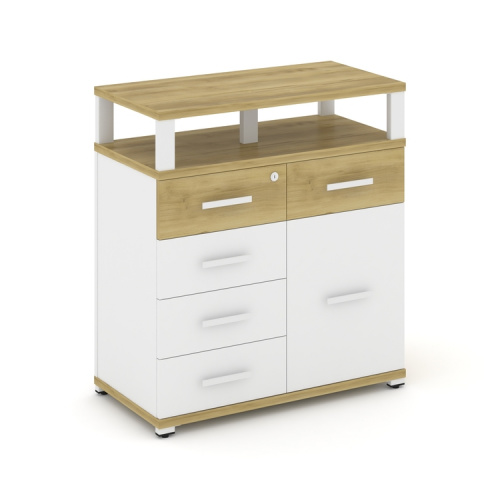 Тумба приставная с 5 ящиками Concept CN.TSP-018 W фото 3