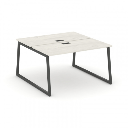 Style Project Рабочая станция 2-х сторон. SN-4T1.DRS-021 Акация Лорка/Металл Антрацит/Заглушка Пласт фото 9