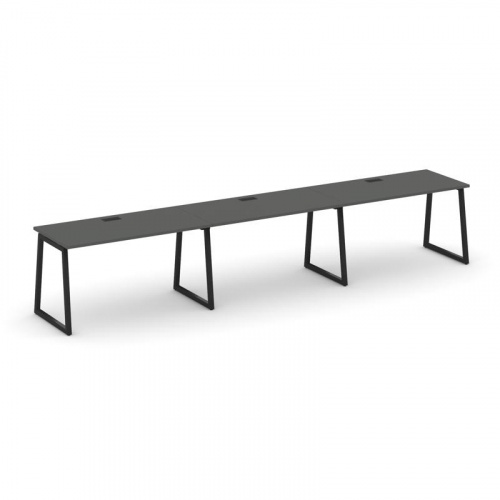 Style Project Рабочая станция 1 сторон. SN-4T1.ORS-044 Акация Лорка/Металл Антрацит/Заглушка Пластик фото 7