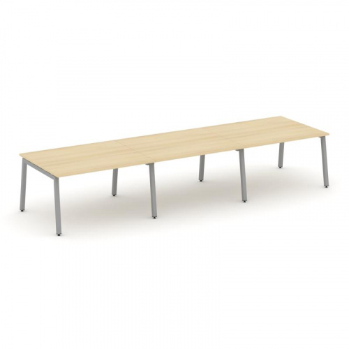 Style Project Стол переговорный SN-5A.SPRG-054.3 Дуб Наварра/Металл Белый 4740*1180*750 фото 10 Style Project Стол переговорный SN-5A.SPRG-054.3 Дуб Наварра/Металл Белый 4740*1180*750 фото 10