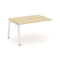 Style Project Проходной наб. элем. перег. стола SN-5A.NSPRG-001 Акация Лорка/Металл Белый 980*980*75