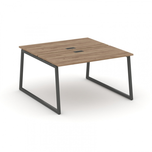 Style Project Рабочая станция 2-х сторон. SN-4T1.DRS-021 Акация Лорка/Металл Антрацит/Заглушка Пласт фото 10