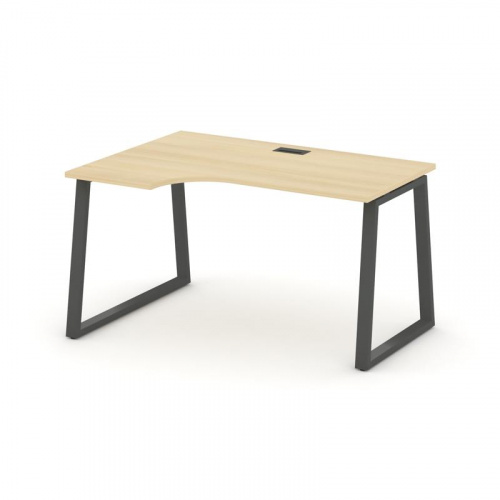 Style Project Стол рабочий эргоном. SN-6T1.SPA-011(L) Акация Лорка/Металл Антрацит/Заглушка Пластик фото 28