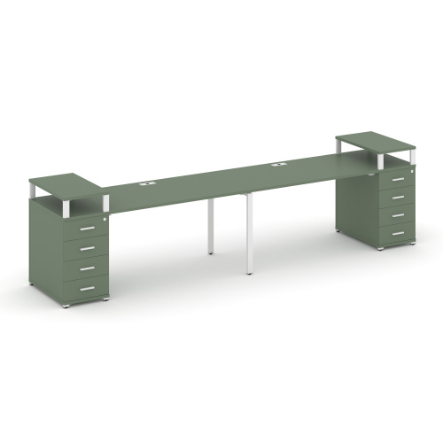 Бенч-система на 2 места с 2 опорными тумбами Concept CN.ORS-427