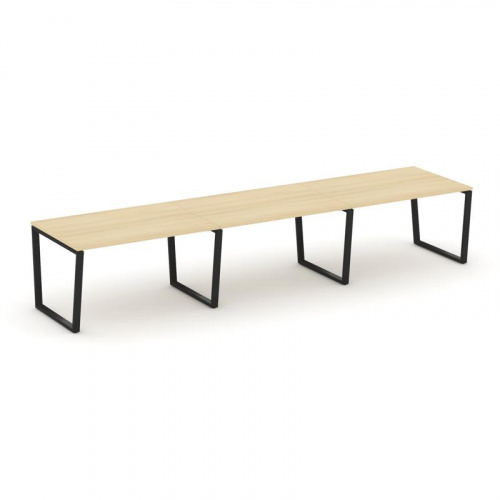 Style Project Стол переговорный SN-6T2.SPRG-024.3 Акация Лорка/Металл Антрацит 4740*980*750 фото 5