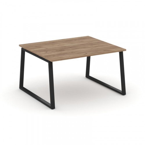 Style Project Стол переговорный SN-6T1.SPRG-032.3 Акация Лорка/Металл Антрацит 1180*1180*750 фото 5