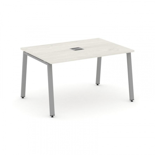 Style Project Стол переговорный SN-6A.SPRG-003 Дуб Табак/Металл Белый 1380*980*750 фото 3