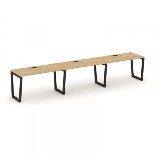 Style Project Рабочая станция 1 сторон. SN-5T2.ORS-033 Акация Лорка/Металл Антрацит/Заглушка Пластик