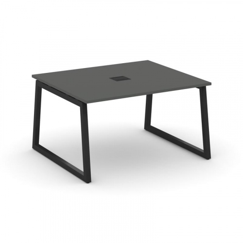 Style Project Стол переговорный SN-5T1.SPRG-032 Акация Лорка/Металл Антрацит/Заглушка Металл Антраци фото 9