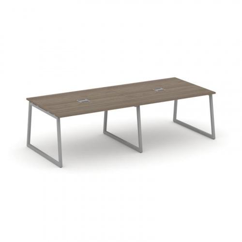 Style Project Стол переговорный SN-4T1.SPRG-044 Акация Лорка/Металл Антрацит/Заглушка Металл Антраци фото 14