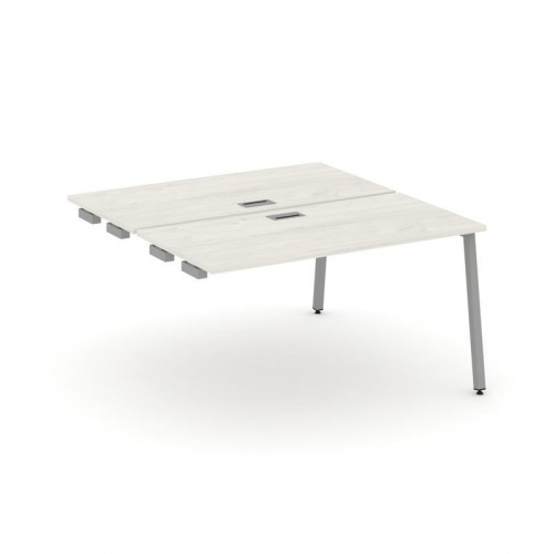 Style Project Стол-приставка к опор. элем. SN-4A.DPRS-011 Дуб Наварра/Металл Белый 980*1432*750 фото 2