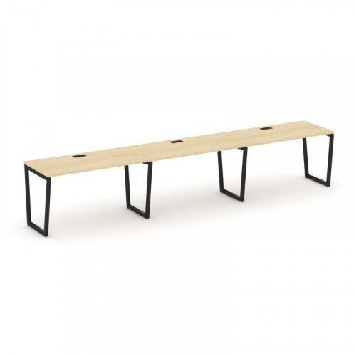 Style Project Рабочая станция 1 сторон. SN-4T2.ORS-041 Акация Лорка/Металл Антрацит/Заглушка Пластик фото 19