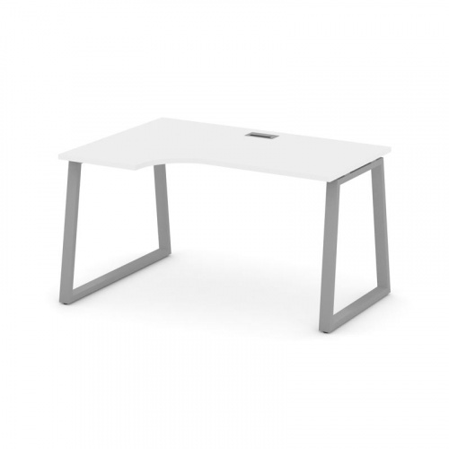 Style Project Стол рабочий эргоном. SN-6T1.SPA-011(L) Акация Лорка/Металл Антрацит/Заглушка Пластик фото 16