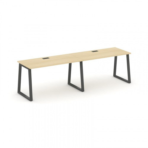 Style Project Рабочая станция 1 сторон. SN-6T1.ORS-003 Акация Лорка/Металл Антрацит/Заглушка Пластик фото 28