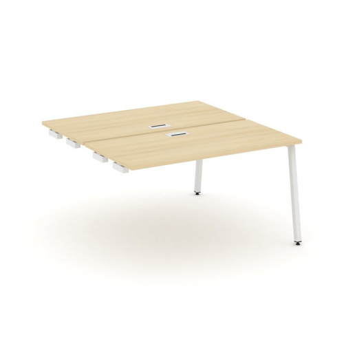 Style Project Стол-приставка к опор. элем. SN-4A.DPRS-011 Дуб Наварра/Металл Белый 980*1432*750 фото 26