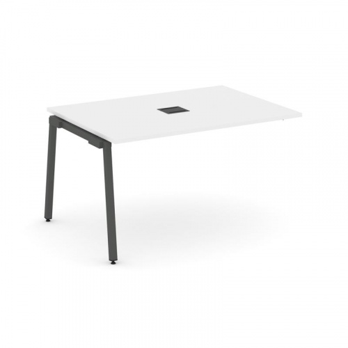 Style Project Проходной наб. элем. перег. стола SN-4A.NSPRG-001 Дуб Наварра/Металл Белый 980*980*750 фото 17