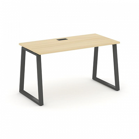 Style Project Стол письменный SN-6T1.SP-003 Акация Лорка/Металл Антрацит/Заглушка Пластик Черный 138