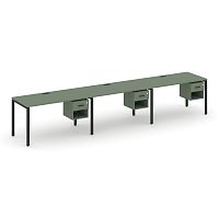 Бенч-система на 3 места с подвесными тумбами Concept CN.ORS-139
