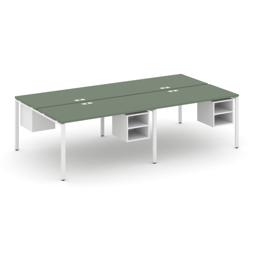 Бенч-система на 4 места с подвесными тумбами Concept CN.DRS-125