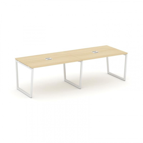 Style Project Стол переговорный SN-4T2.SPRG-013 Акация Лорка/Металл Антрацит/Заглушка Металл Антраци фото 21